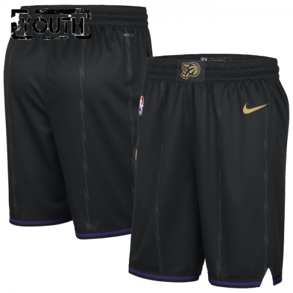 Toronto Raptors NBA Shorts Nike 2024-25 City Edition Swingman - Kinder